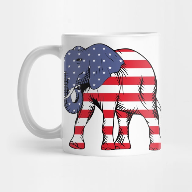 US Elections Republican Symbol by Sanu Designs